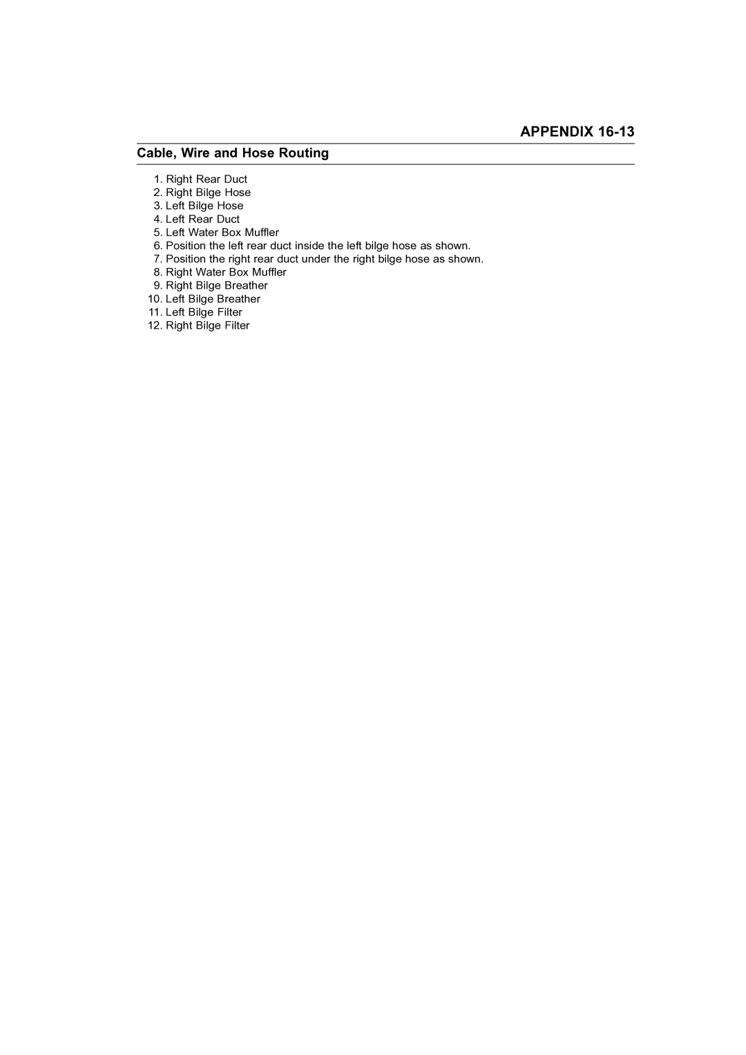 Kawasaki STX-15F service manual Appendix 