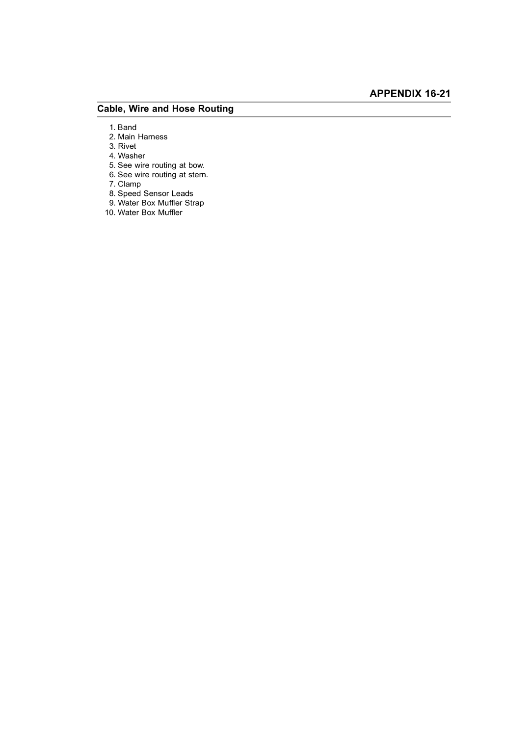 Kawasaki STX-15F service manual Appendix 