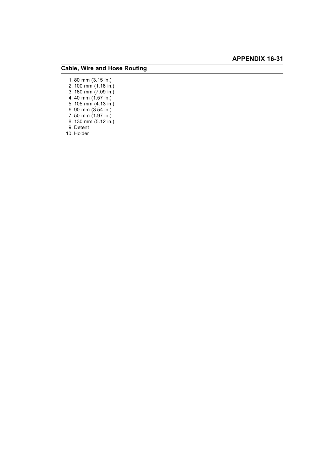 Kawasaki STX-15F service manual Appendix 