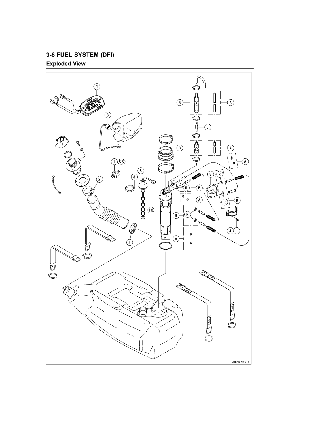 Kawasaki STX-15F service manual Fuel System DFI 