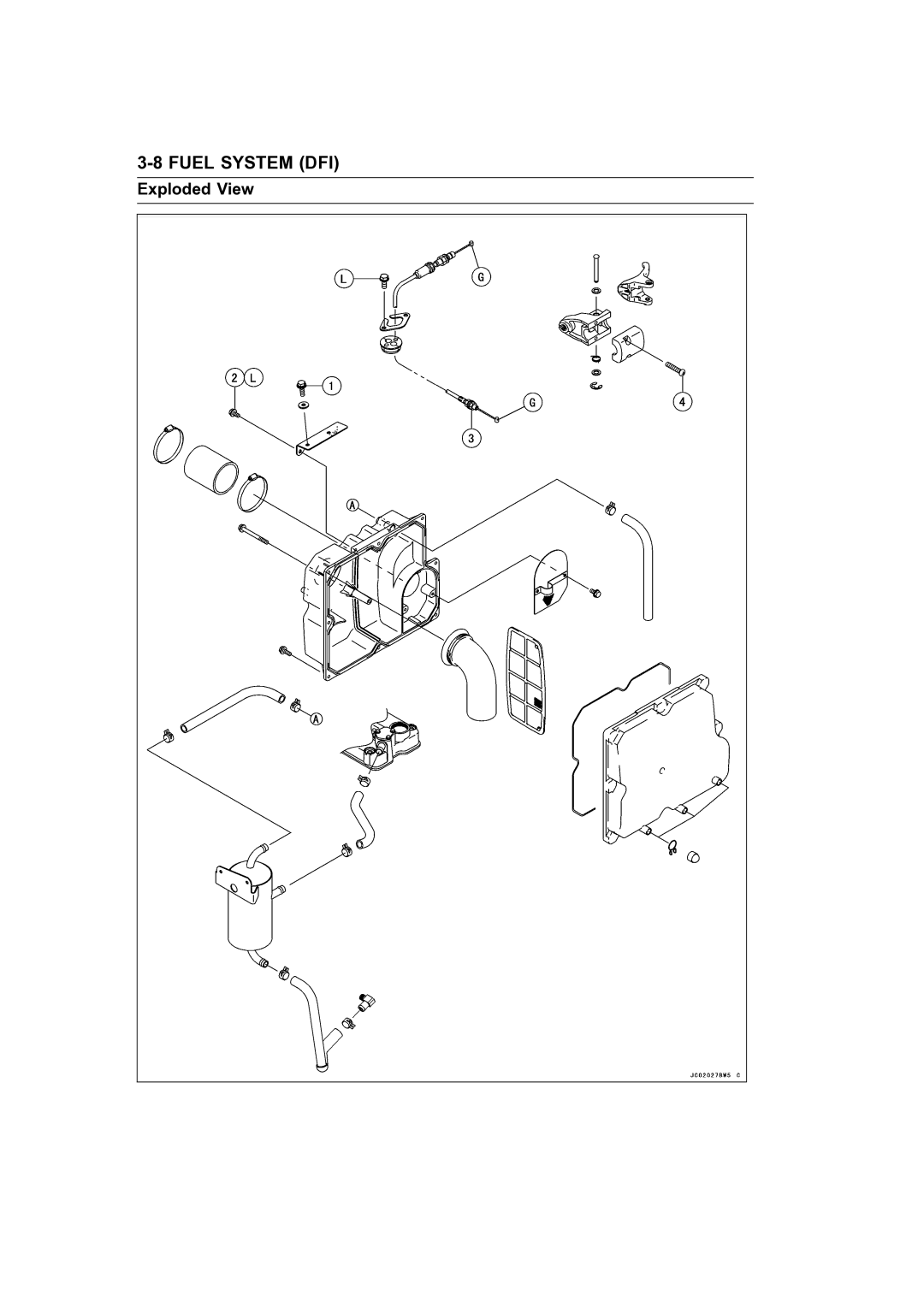 Kawasaki STX-15F service manual Fuel System DFI 