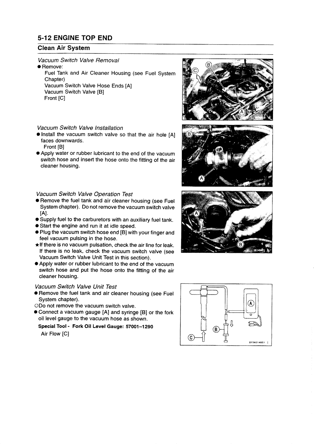 Kawasaki ZZR1200 manual 