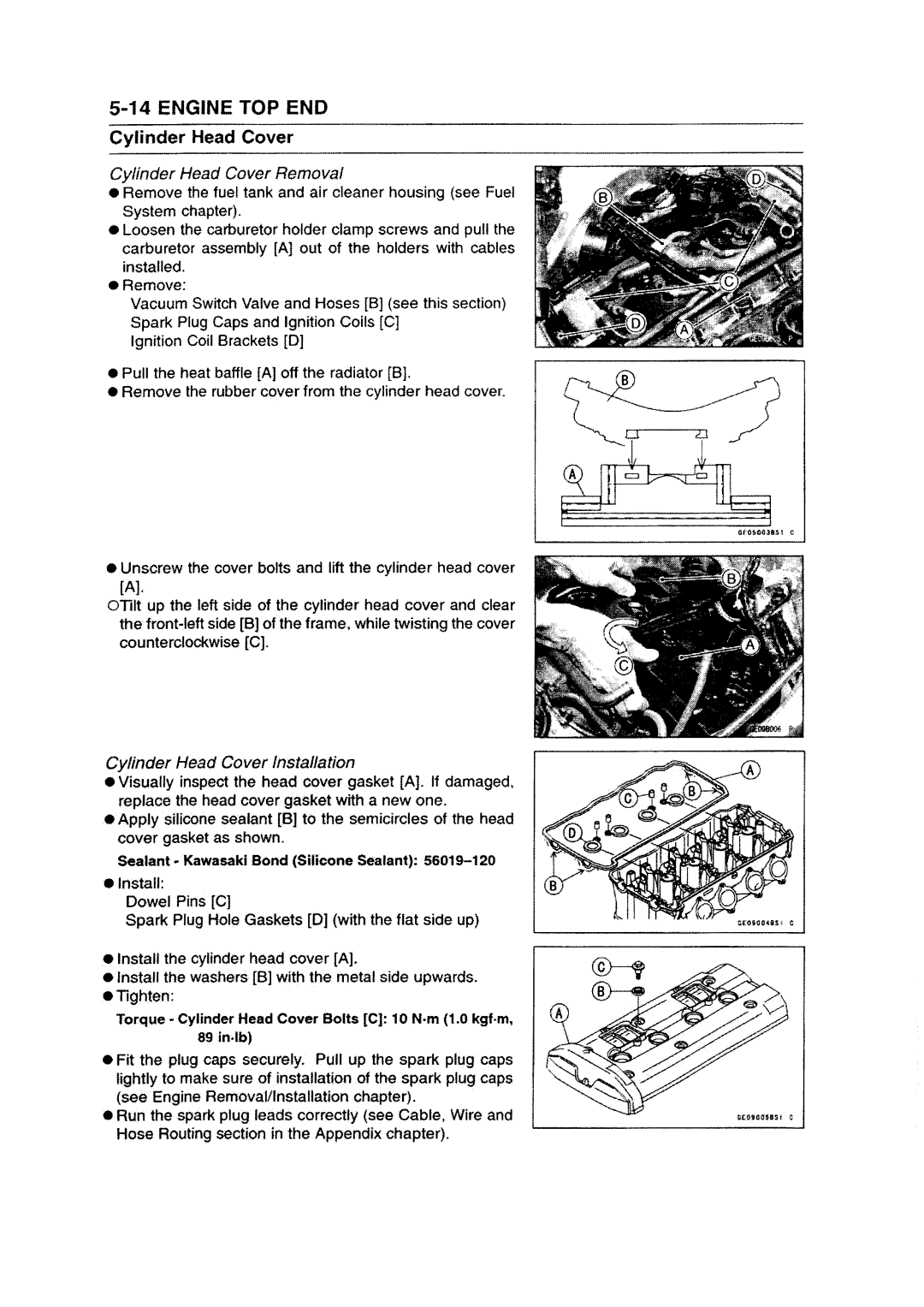 Kawasaki ZZR1200 manual 