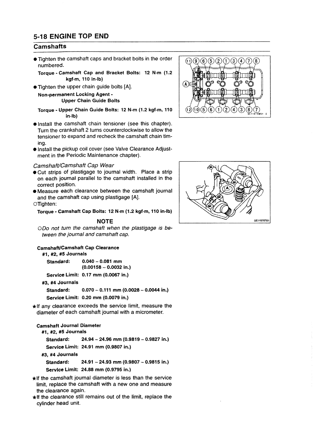 Kawasaki ZZR1200 manual 