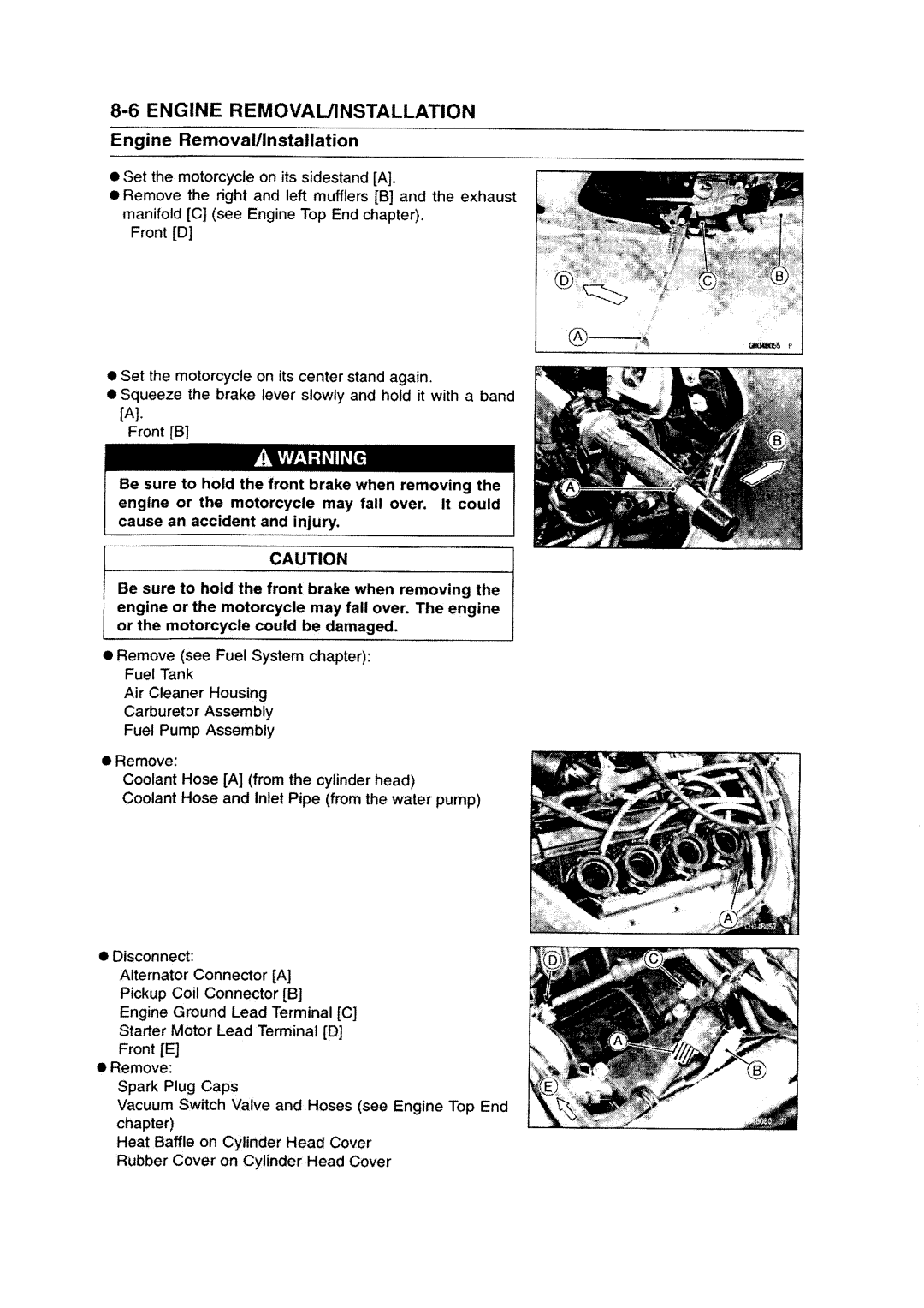 Kawasaki ZZR1200 manual 