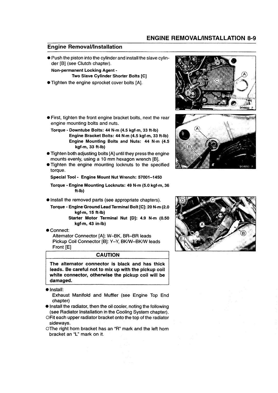 Kawasaki ZZR1200 manual 