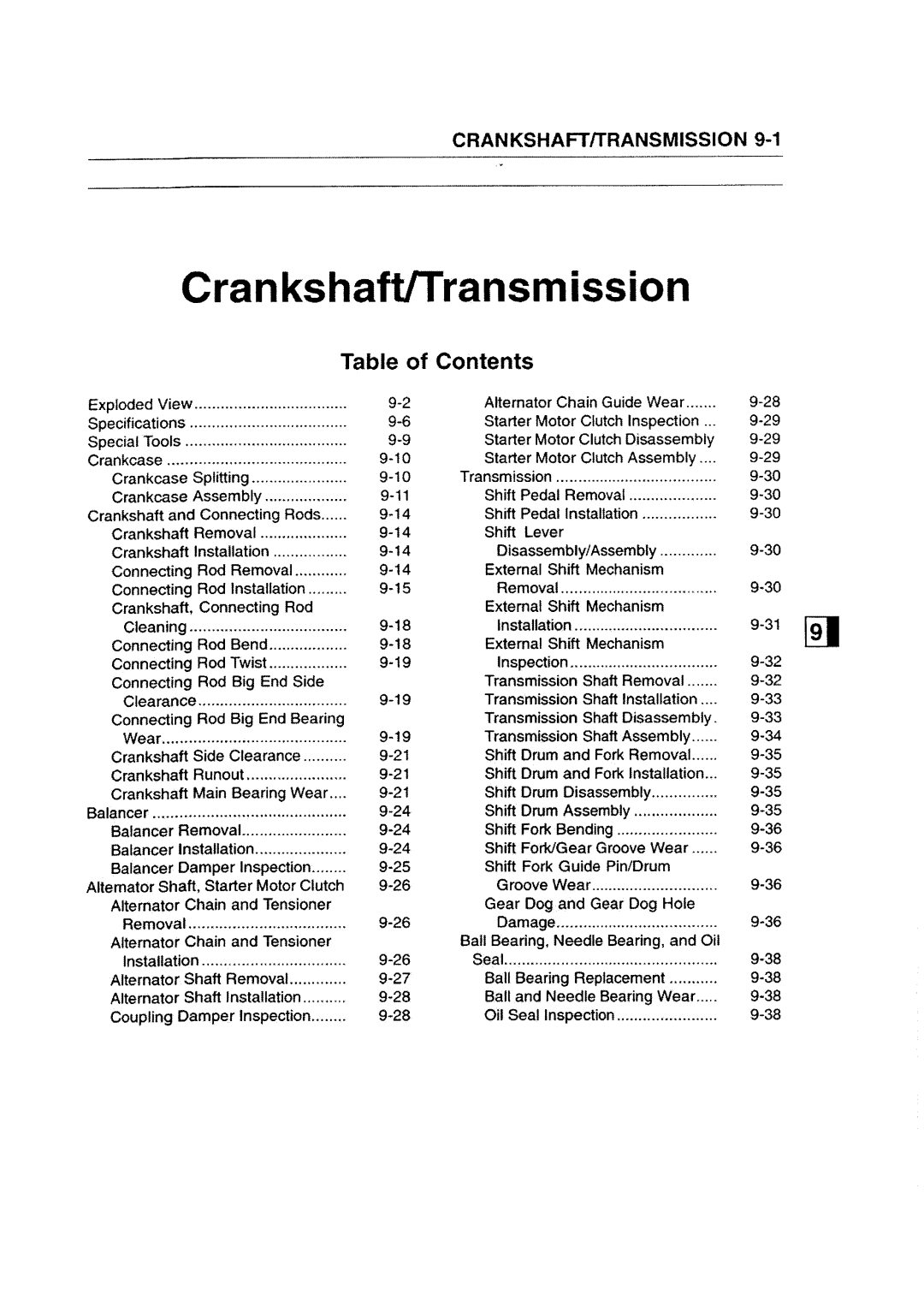 Kawasaki ZZR1200 manual 