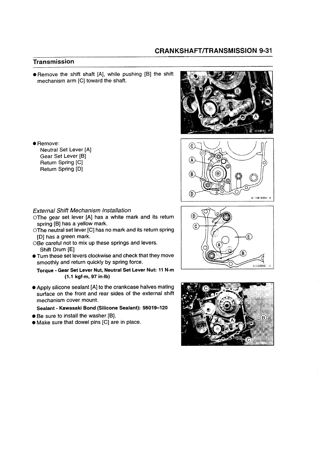 Kawasaki ZZR1200 manual 