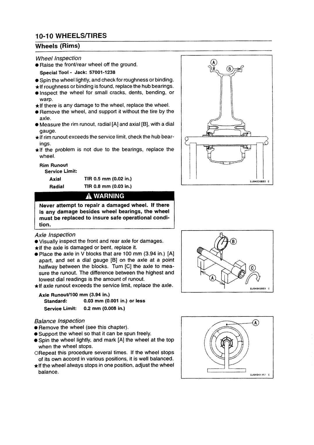 Kawasaki ZZR1200 manual 