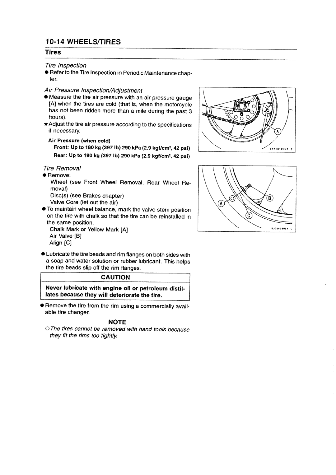 Kawasaki ZZR1200 manual 