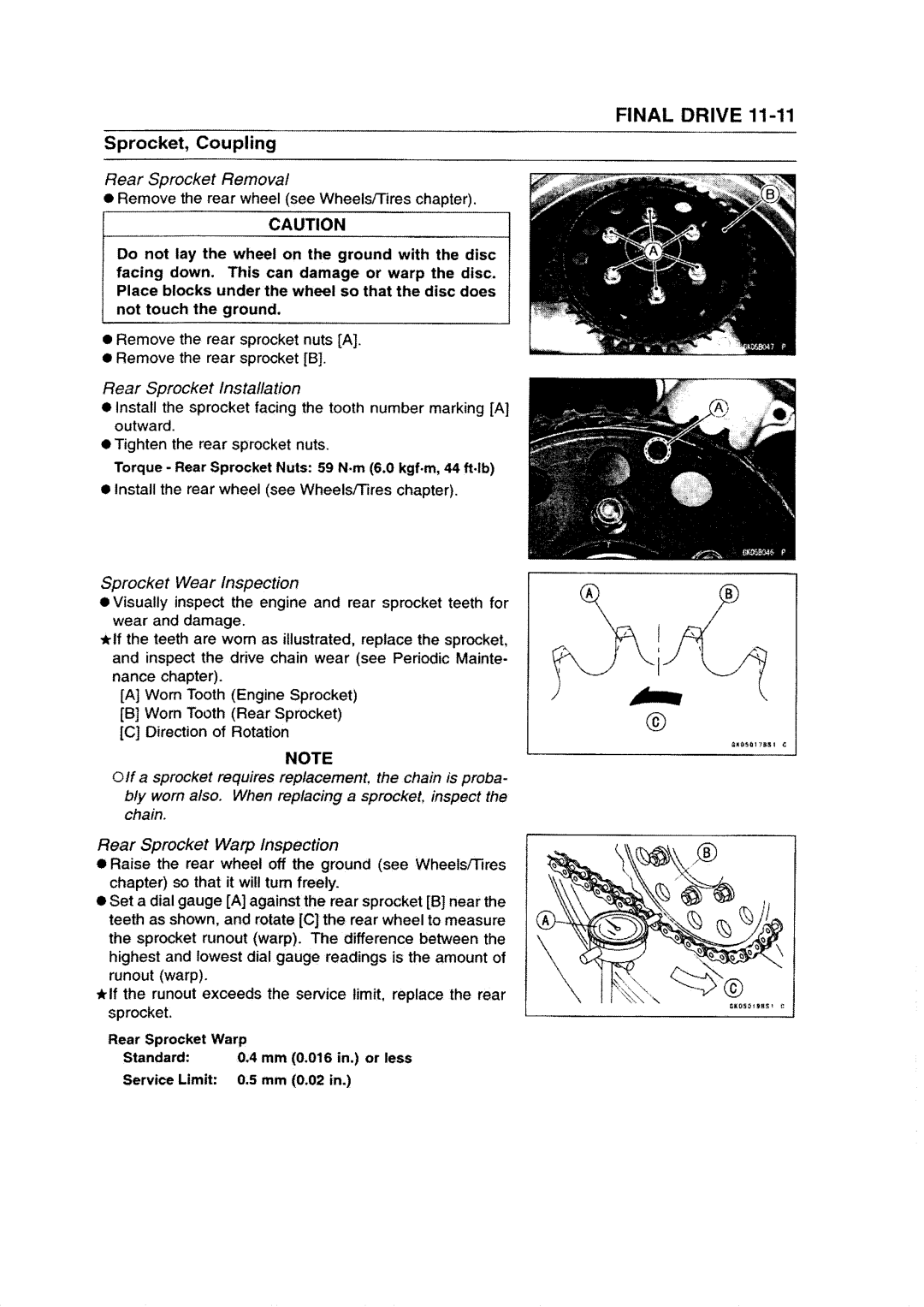 Kawasaki ZZR1200 manual 