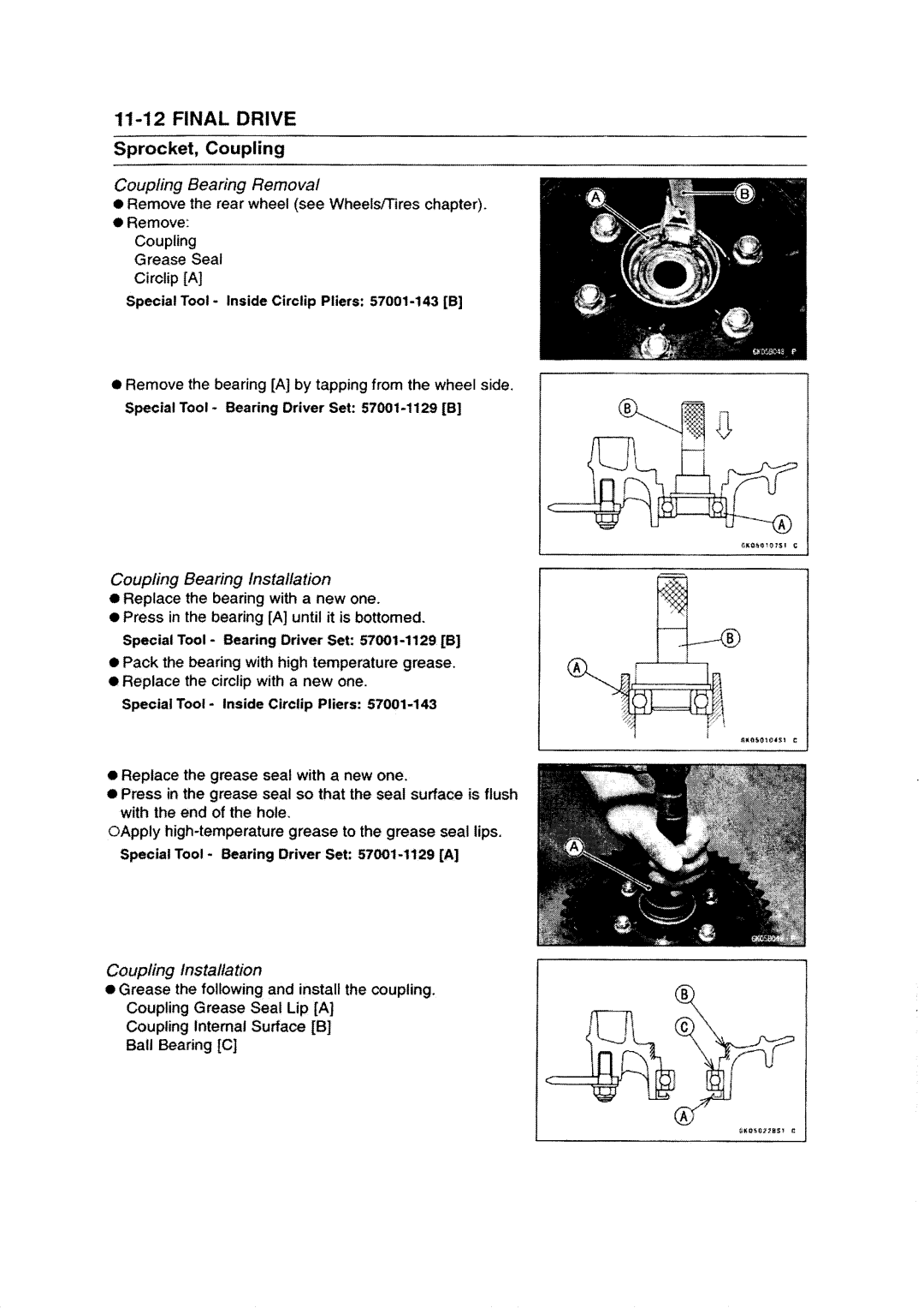 Kawasaki ZZR1200 manual 