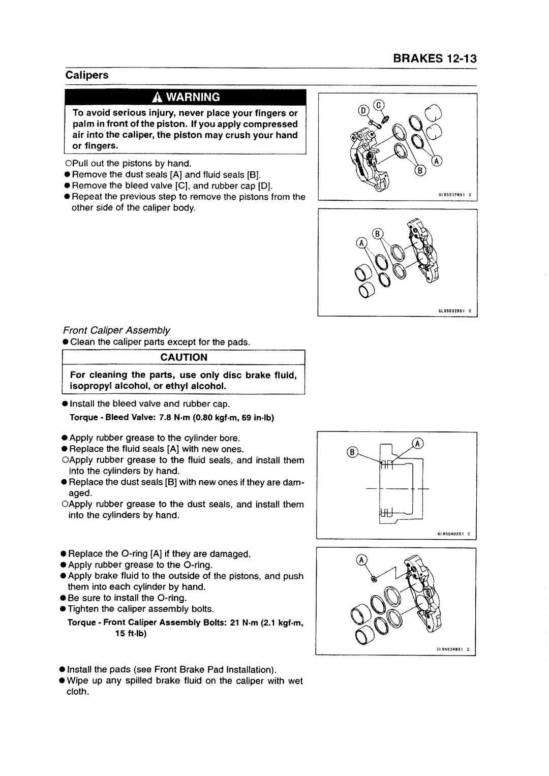 Kawasaki ZZR1200 manual 