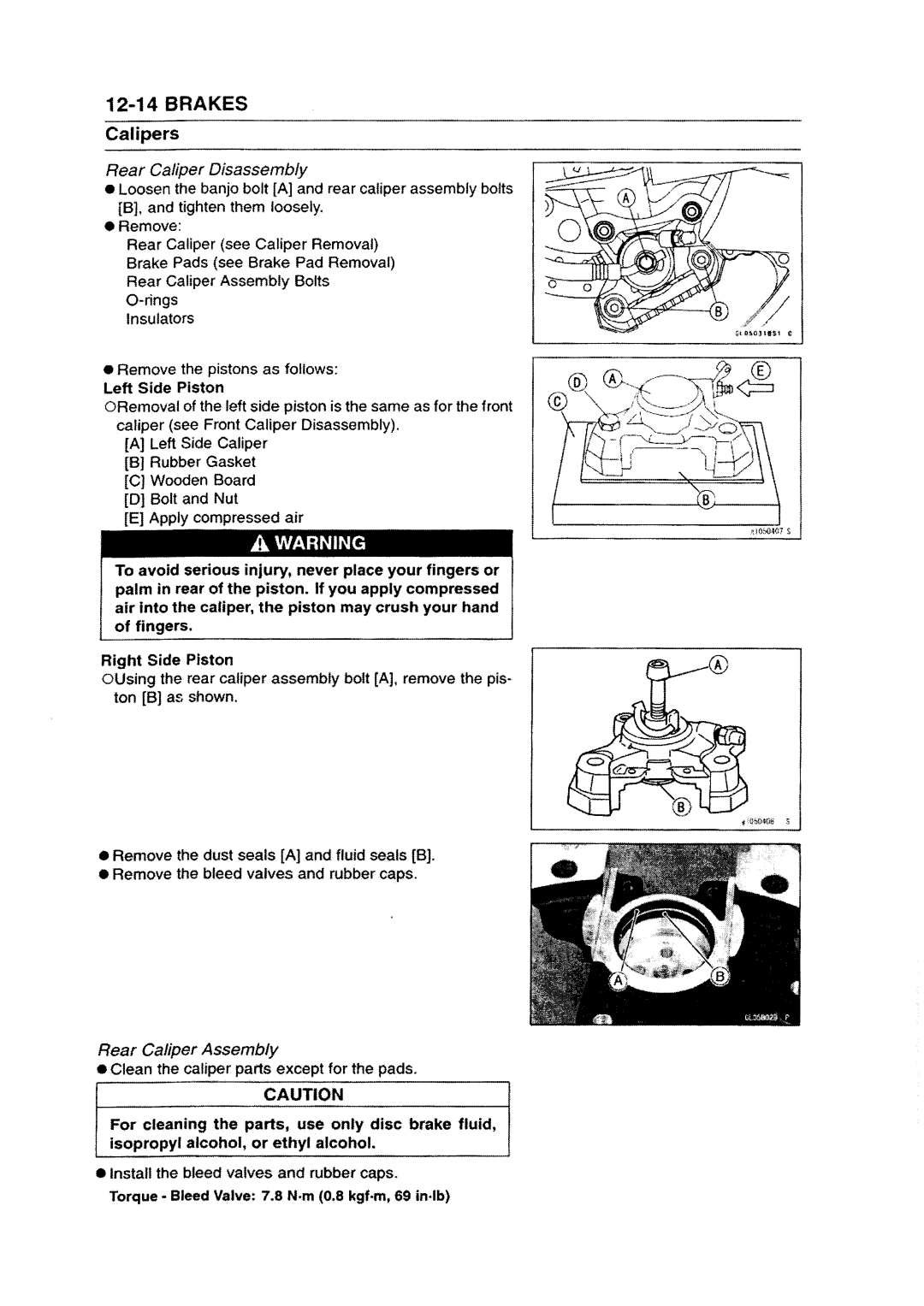 Kawasaki ZZR1200 manual 