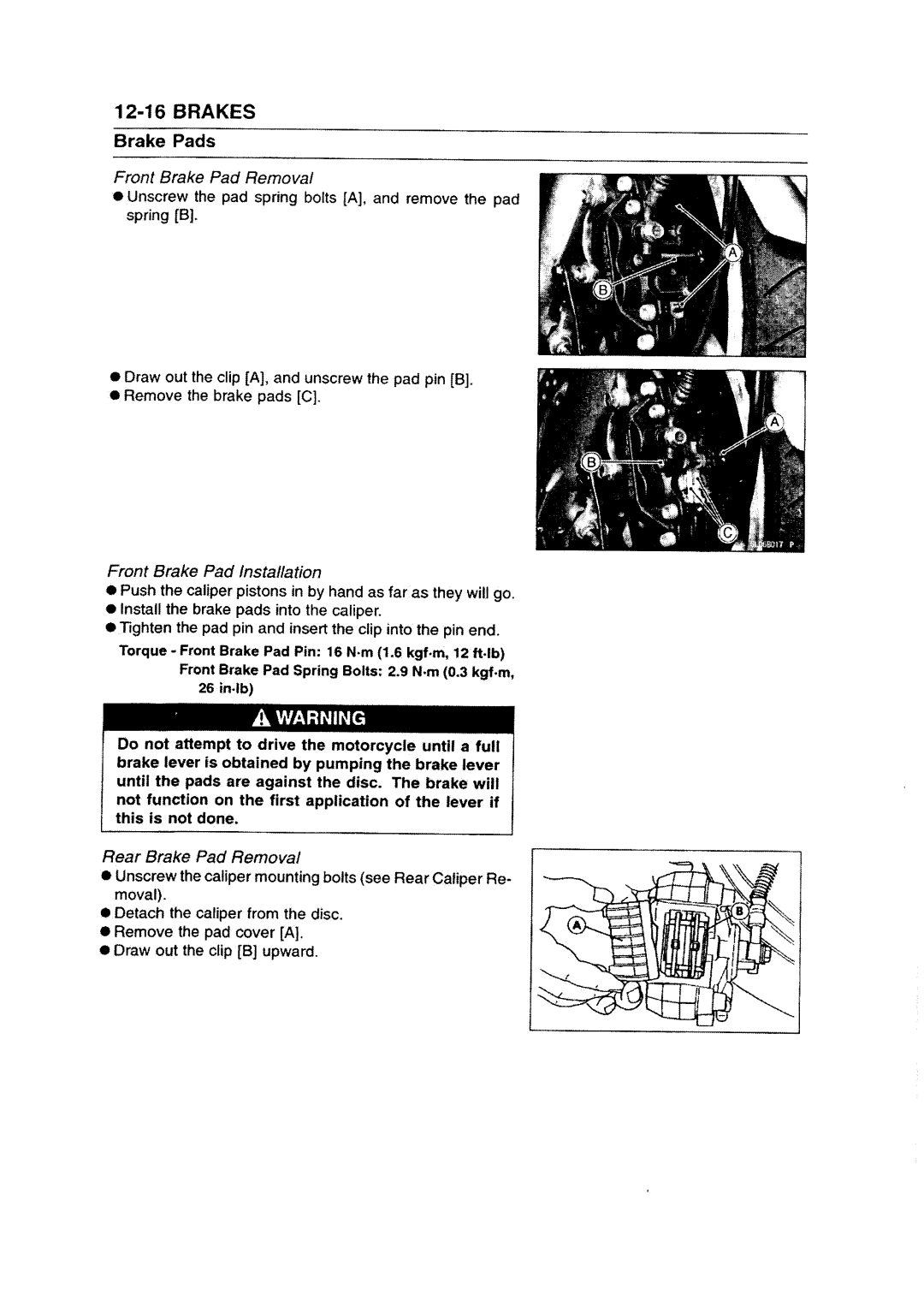 Kawasaki ZZR1200 manual 