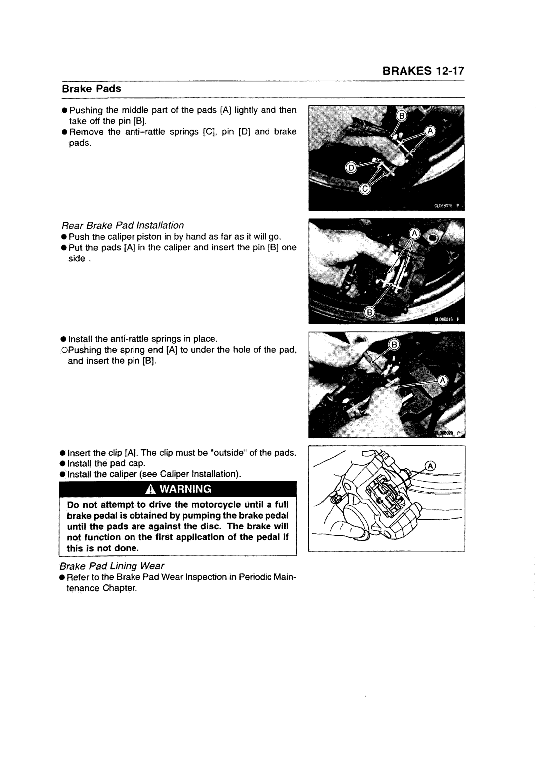 Kawasaki ZZR1200 manual 