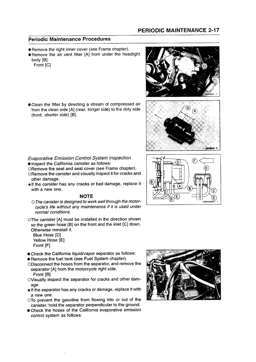 Kawasaki ZZR1200 manual 