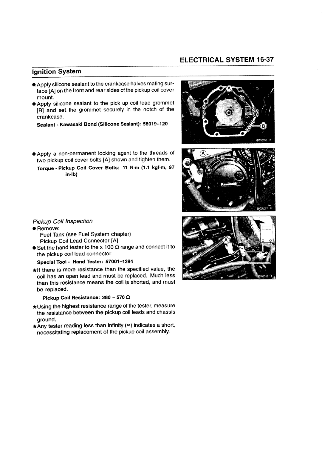 Kawasaki ZZR1200 manual 