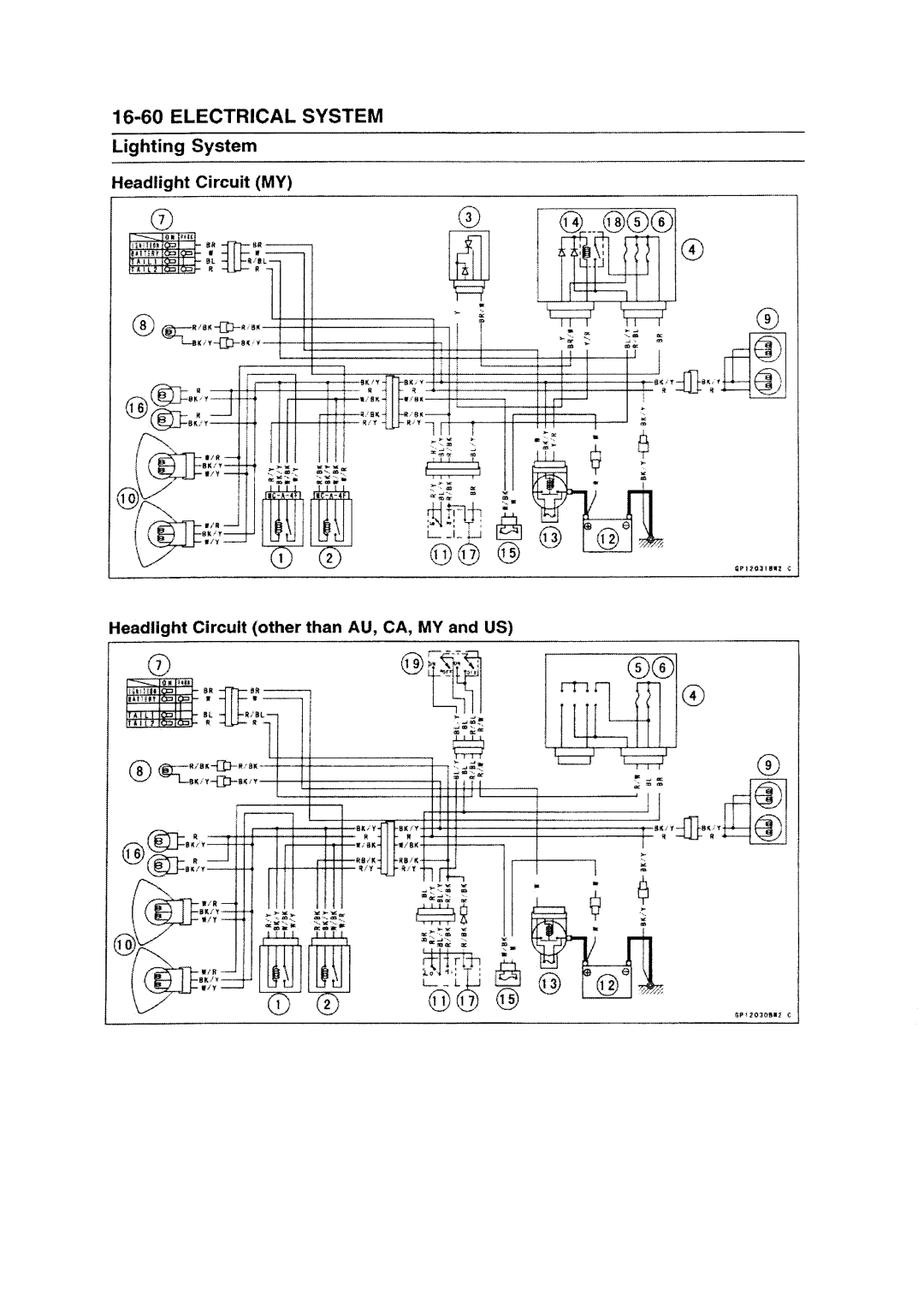 Kawasaki ZZR1200 manual 