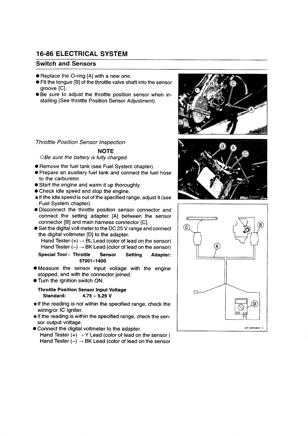 Kawasaki ZZR1200 manual 