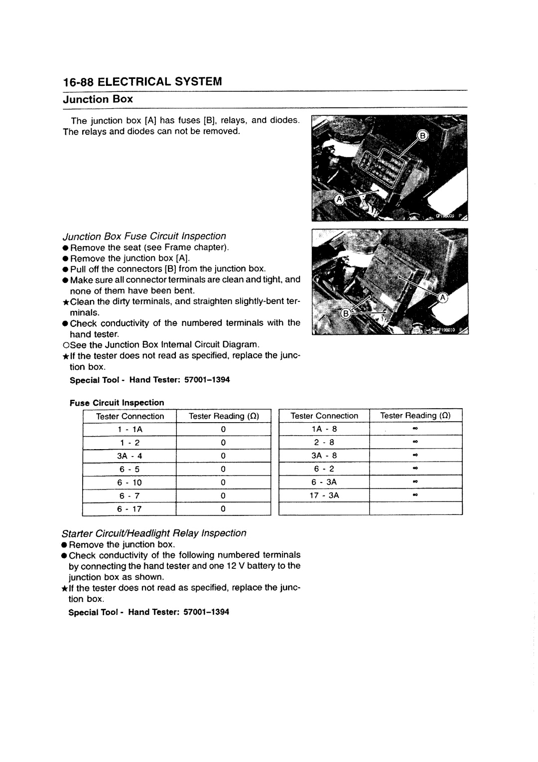 Kawasaki ZZR1200 manual 