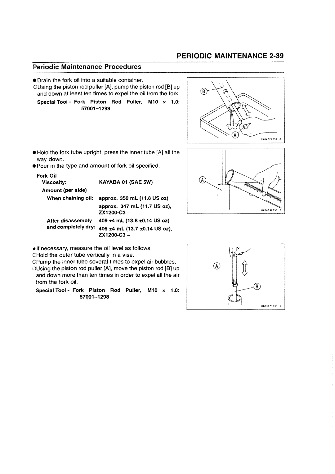 Kawasaki ZZR1200 manual 