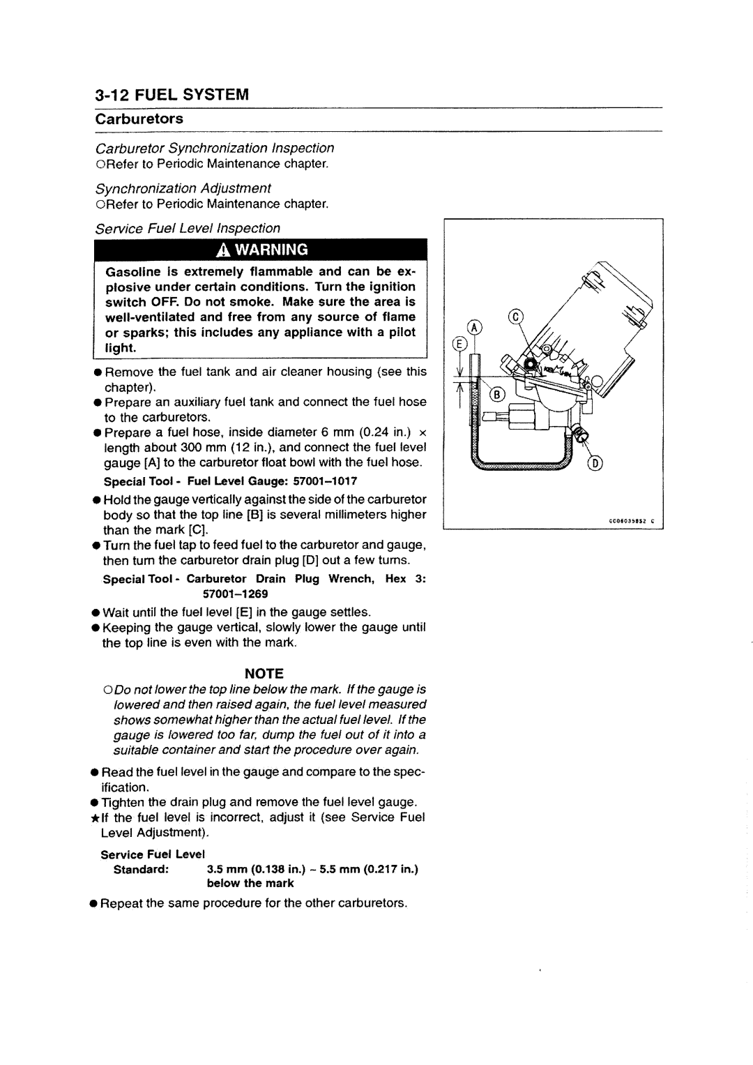 Kawasaki ZZR1200 manual 