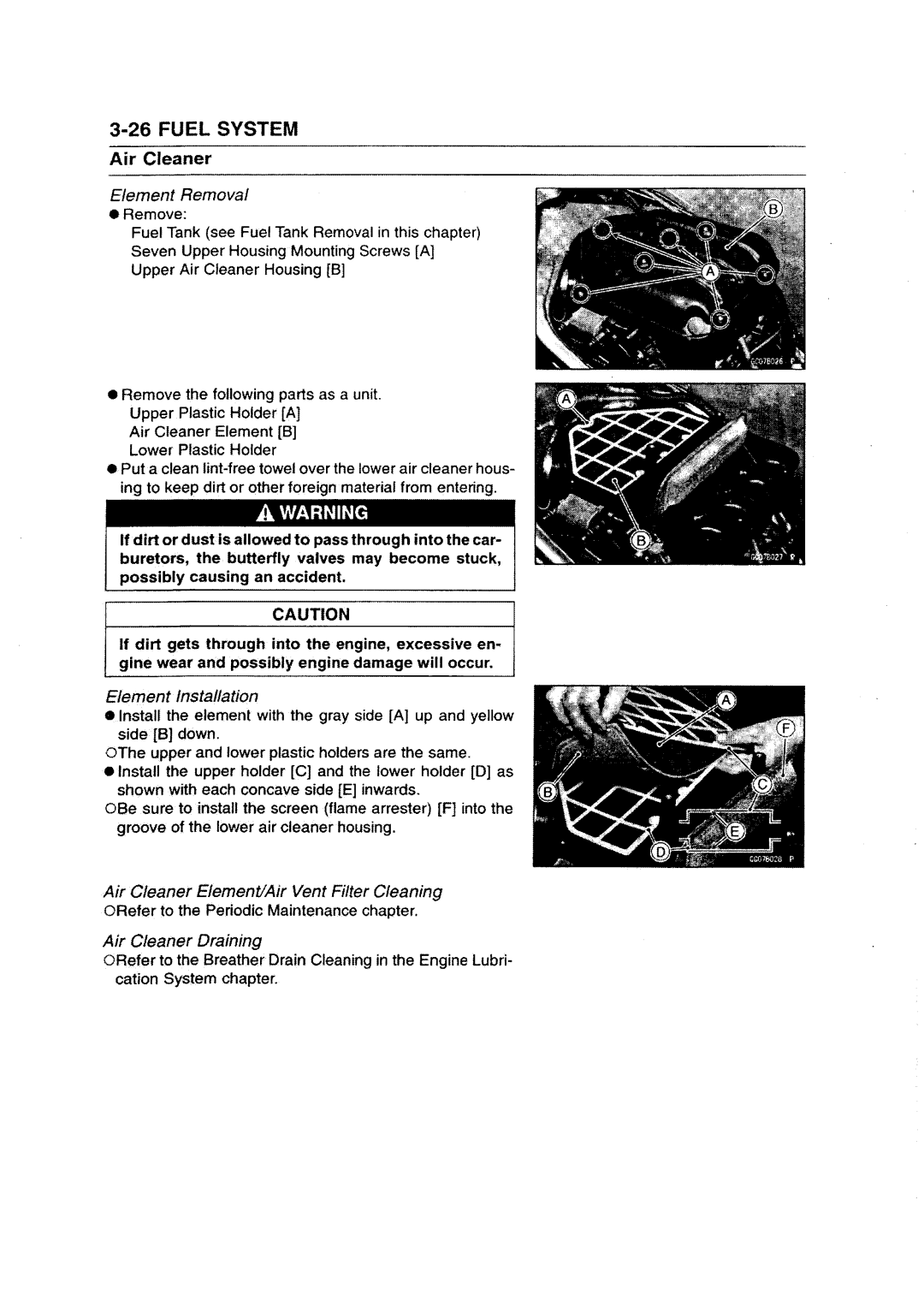 Kawasaki ZZR1200 manual 