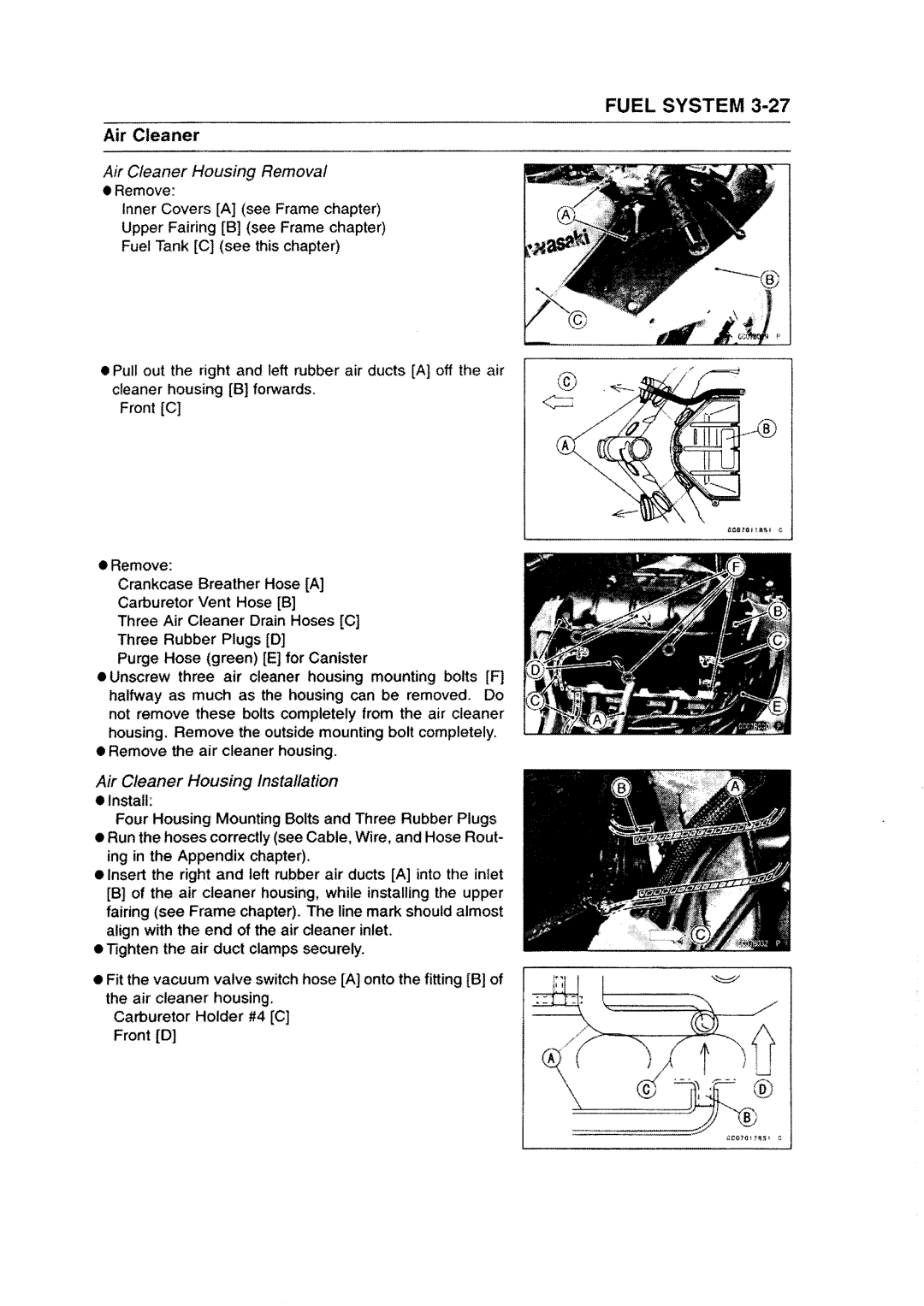 Kawasaki ZZR1200 manual 