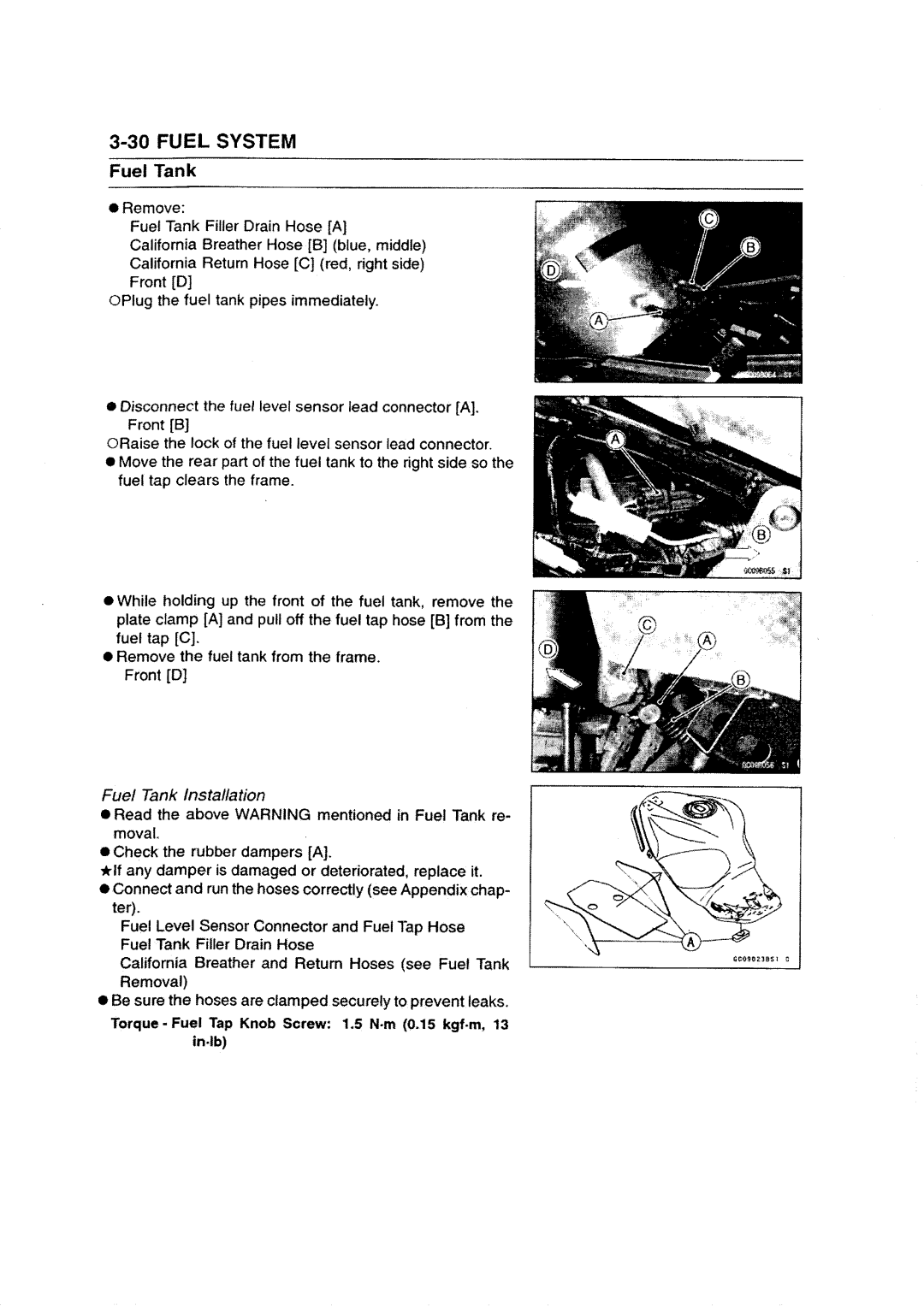 Kawasaki ZZR1200 manual 