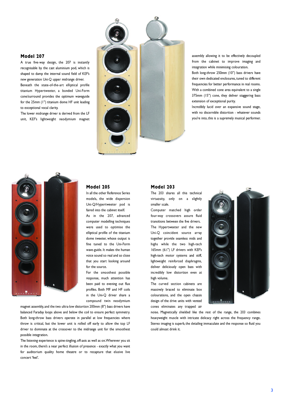 KEF Audio Uni-Q manual Model 