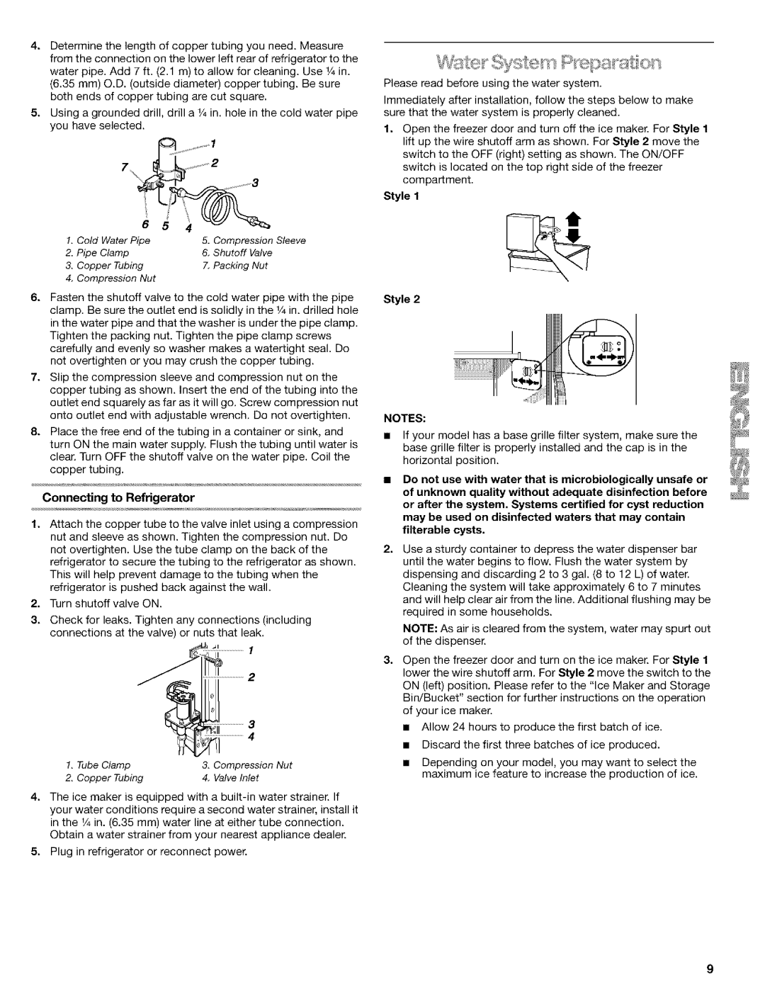 Kenmore 10653392300, 10653394300, 10653384300, 2260872, 10653084300, 10653594300 manual ¢o, P22, Connecting to Refrigerator 