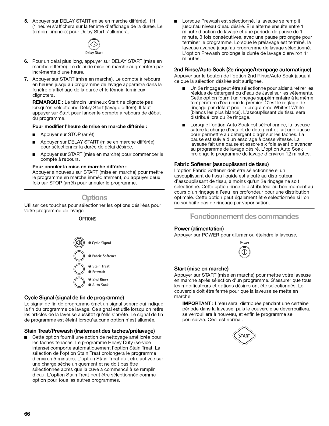 Kenmore 110.2807, 110.2806 manual Power alimentation 