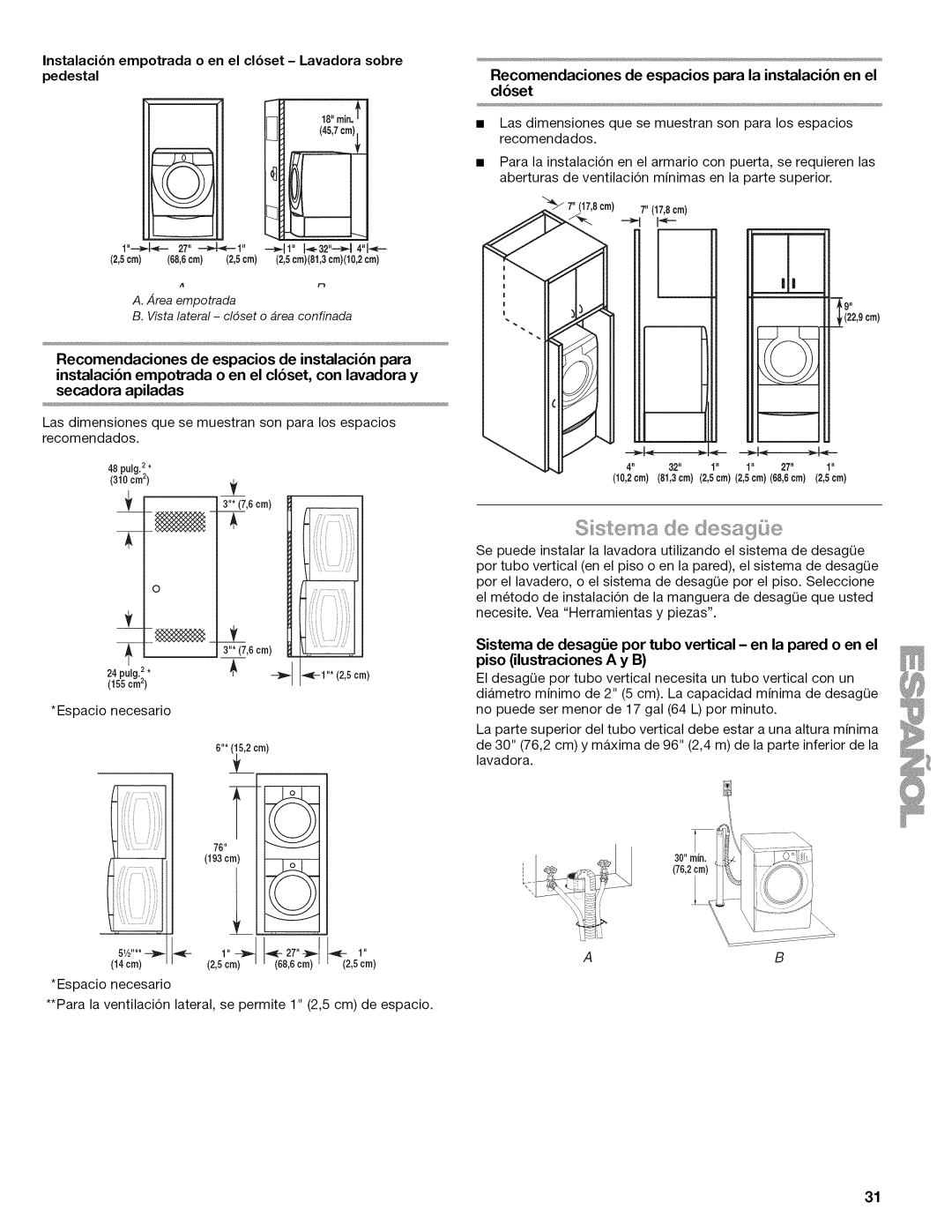 Kenmore 4778, 110.477, 4776, 4771, 4775, 4779 manual De esa! e 