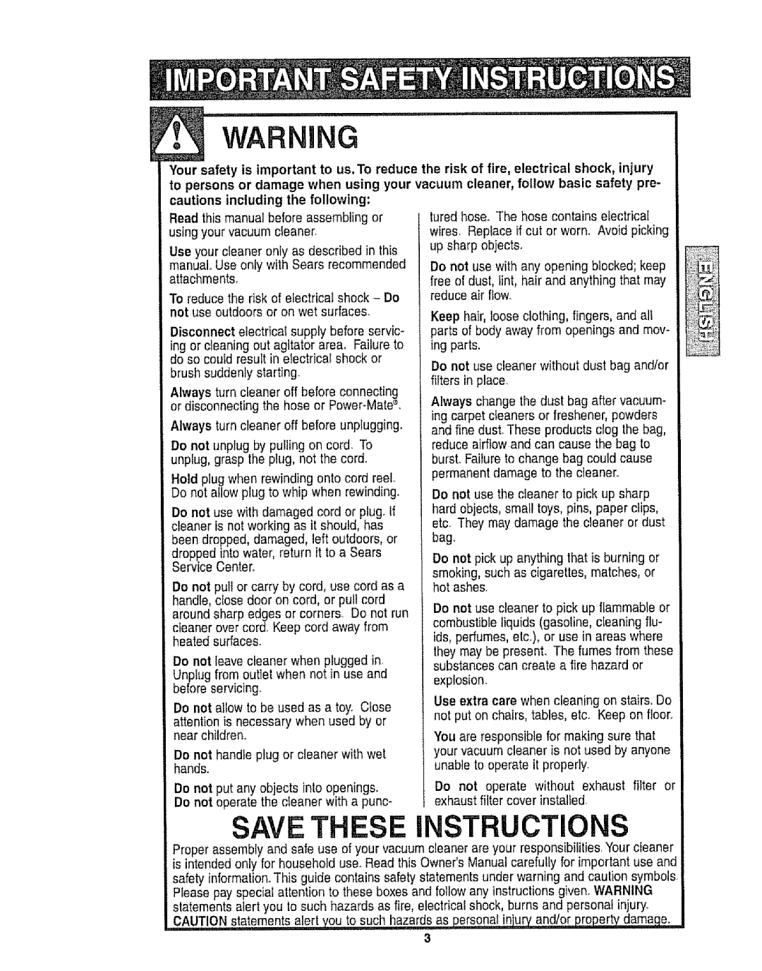 Kenmore 116.22812, 116.22813 Read this manual, Wires. Replace, Disconnect electrical, Do not, Explosion, Installed 