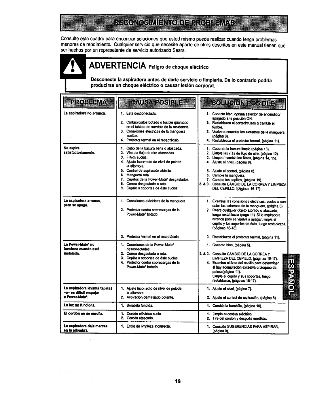 Kenmore 116.22822, 116.22823 owner manual LaasplmdomdeJamamas 