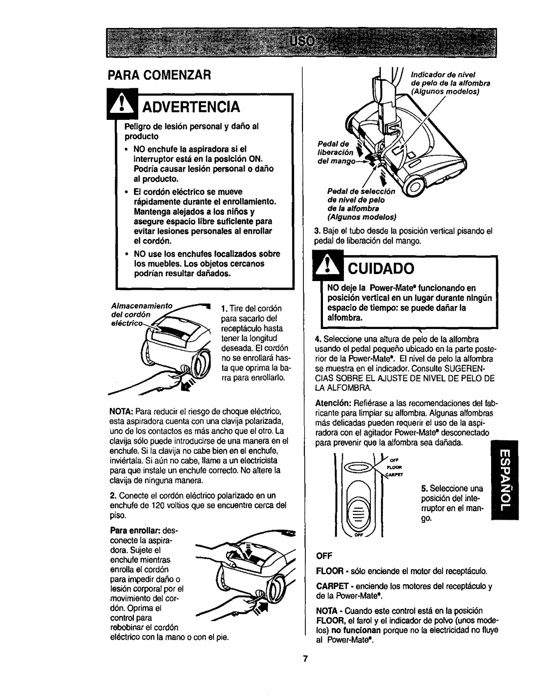 Kenmore 116.23512, 116.23513 owner manual Para Comenzar 