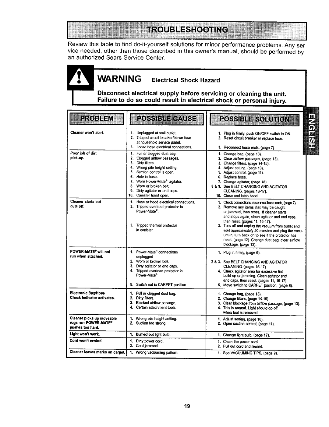 Kenmore 116.23612, 116.23613, 11623613300, 116.23812300 owner manual Plug in firmly, pushON/OFFswitch on 