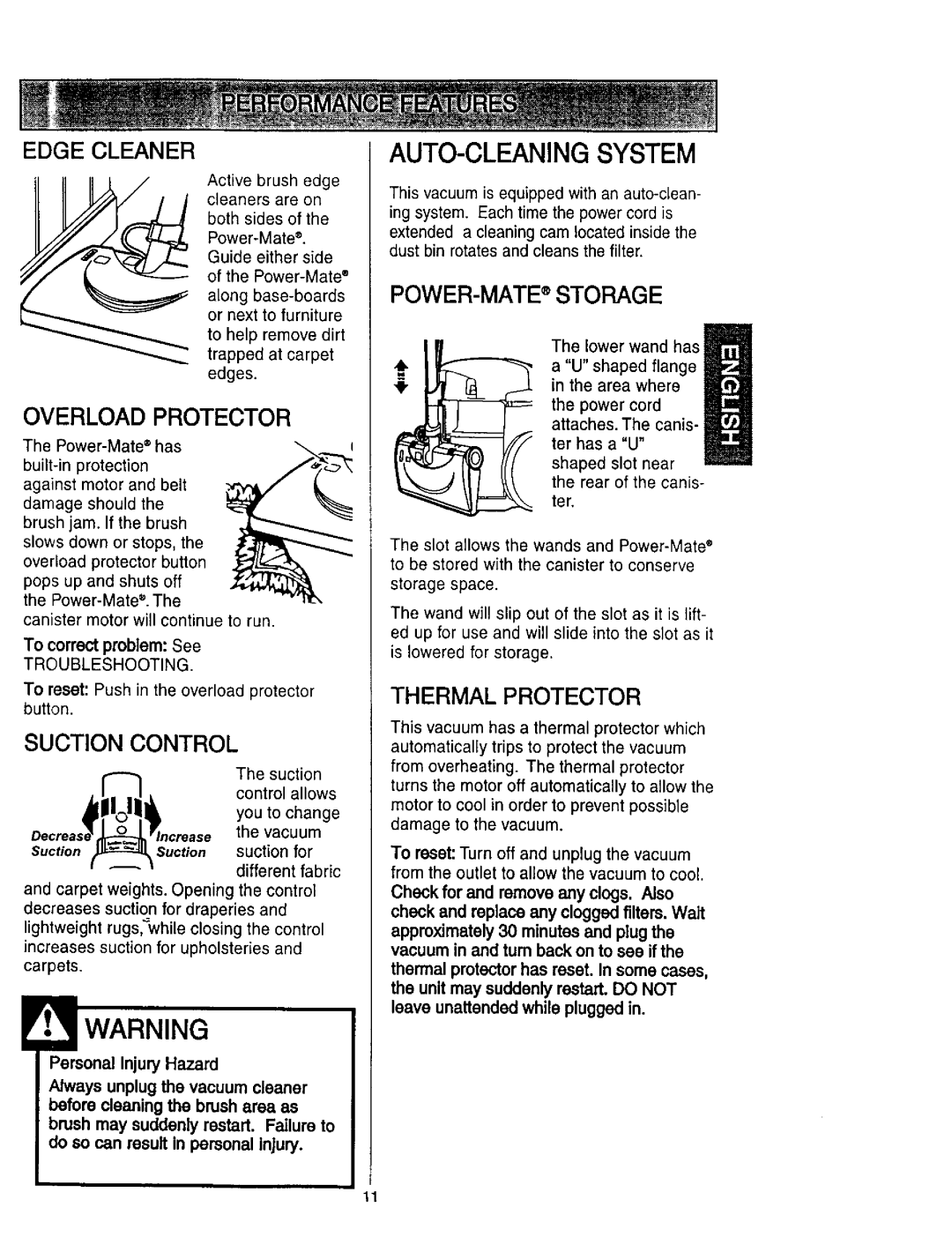 Kenmore 116.23637C owner manual Auto-Cleaningsystem 