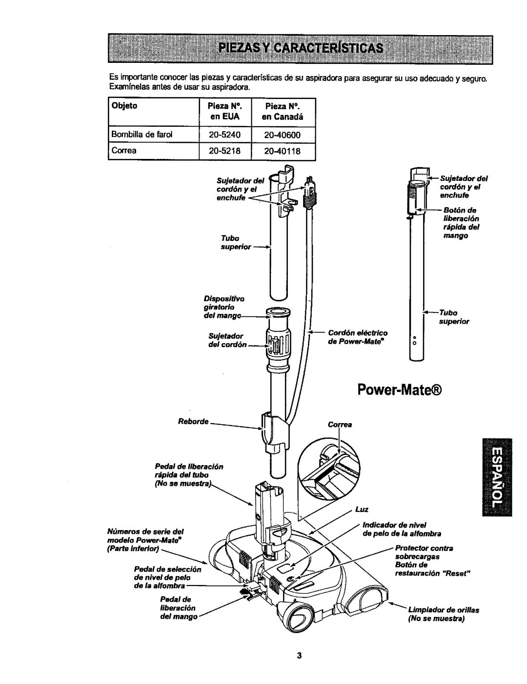 Kenmore 116.25512, 116.25513 owner manual Power-Mate 