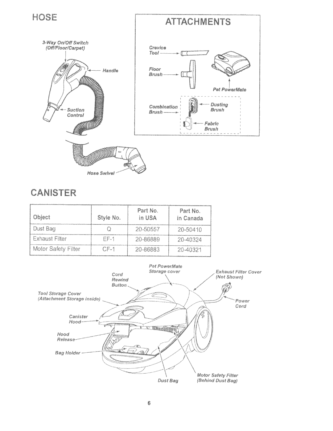 Kenmore 116.27615, 116.27614 owner manual Attachments 