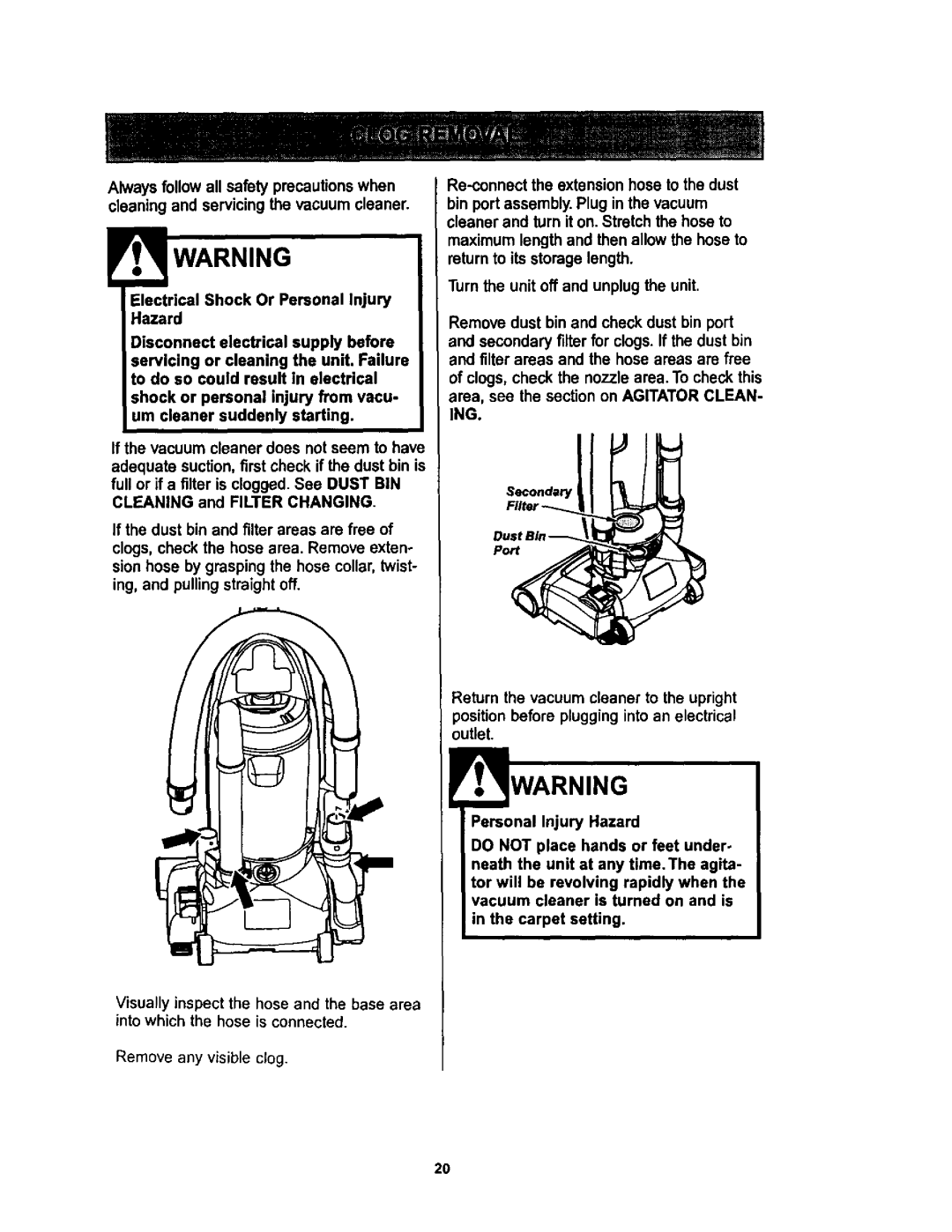 Kenmore 116.34728, 116.34729 owner manual Ing 