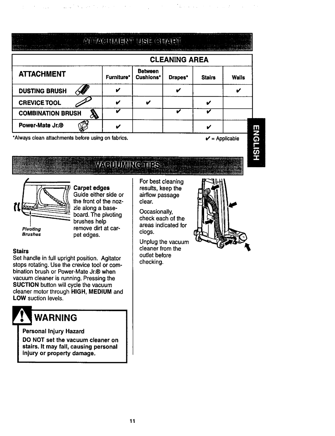 Kenmore 116.34924, 116.34925 owner manual Pivoting 