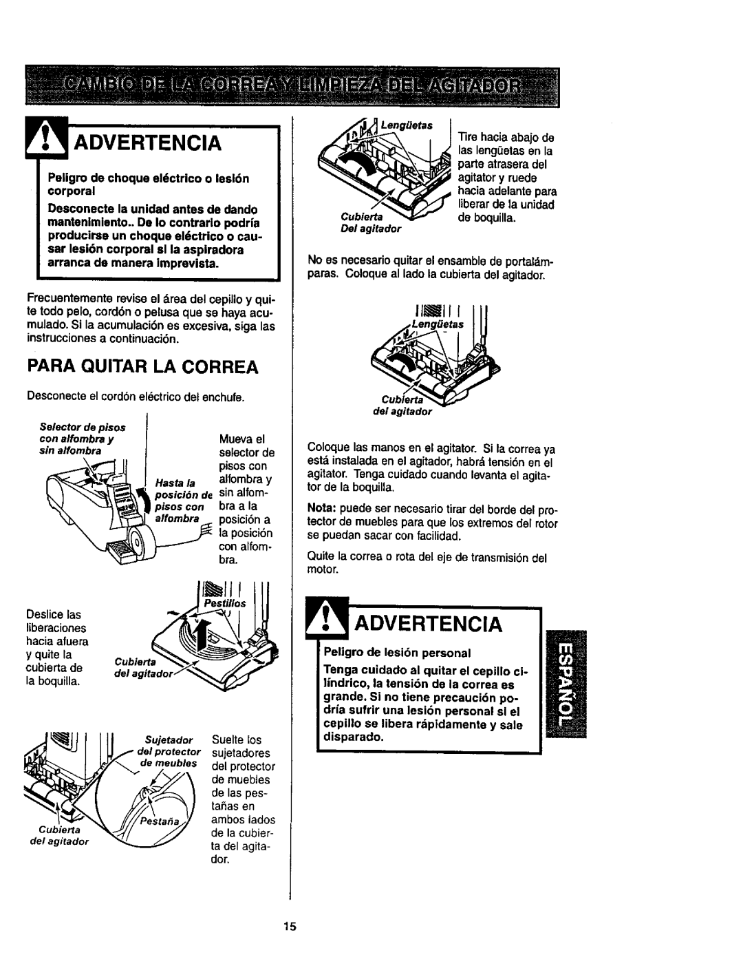 Kenmore 116.35622, 116.35623 owner manual Para Qutar LA Correa, IlJll 