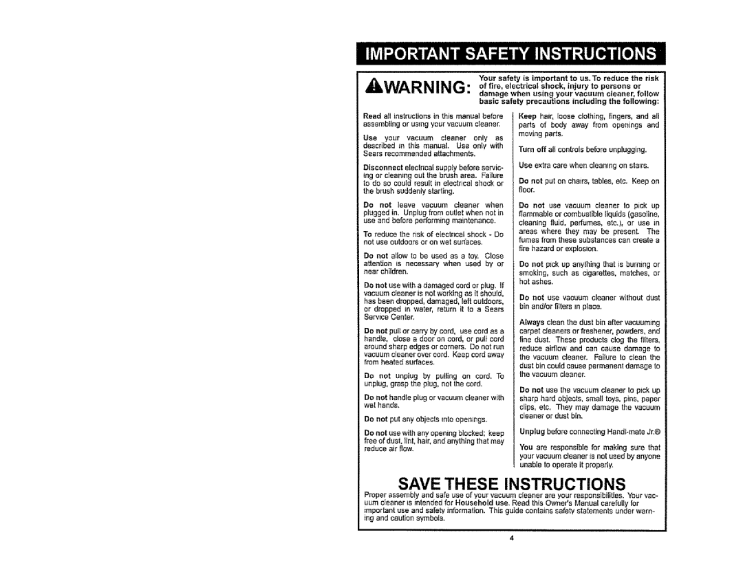 Kenmore 116.36932, 116.36933 owner manual Disconnect electricaf supply before servic 