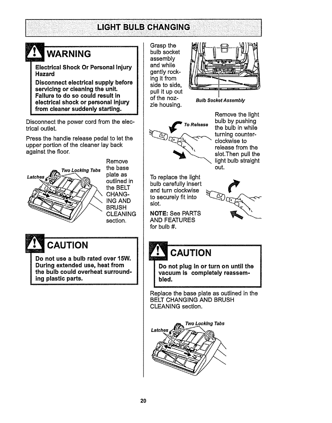 Kenmore 116.38412 owner manual Plate as, Cleaning section 