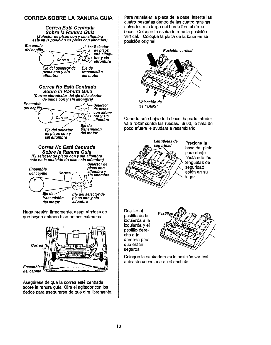 Kenmore 116.38412 owner manual Ee del selectorde Eje de Plsos con y sin, Ensemble Selector Oet ceplllq De plsos Con alfom 