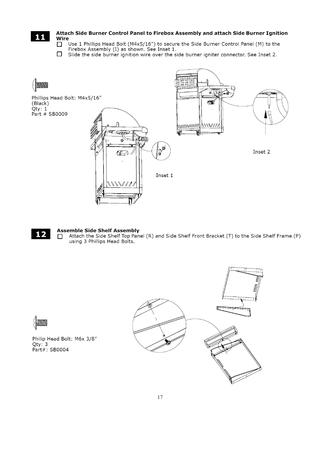 Kenmore 119.1623 manual Iiii, Assemble Side Shelf Assembly 