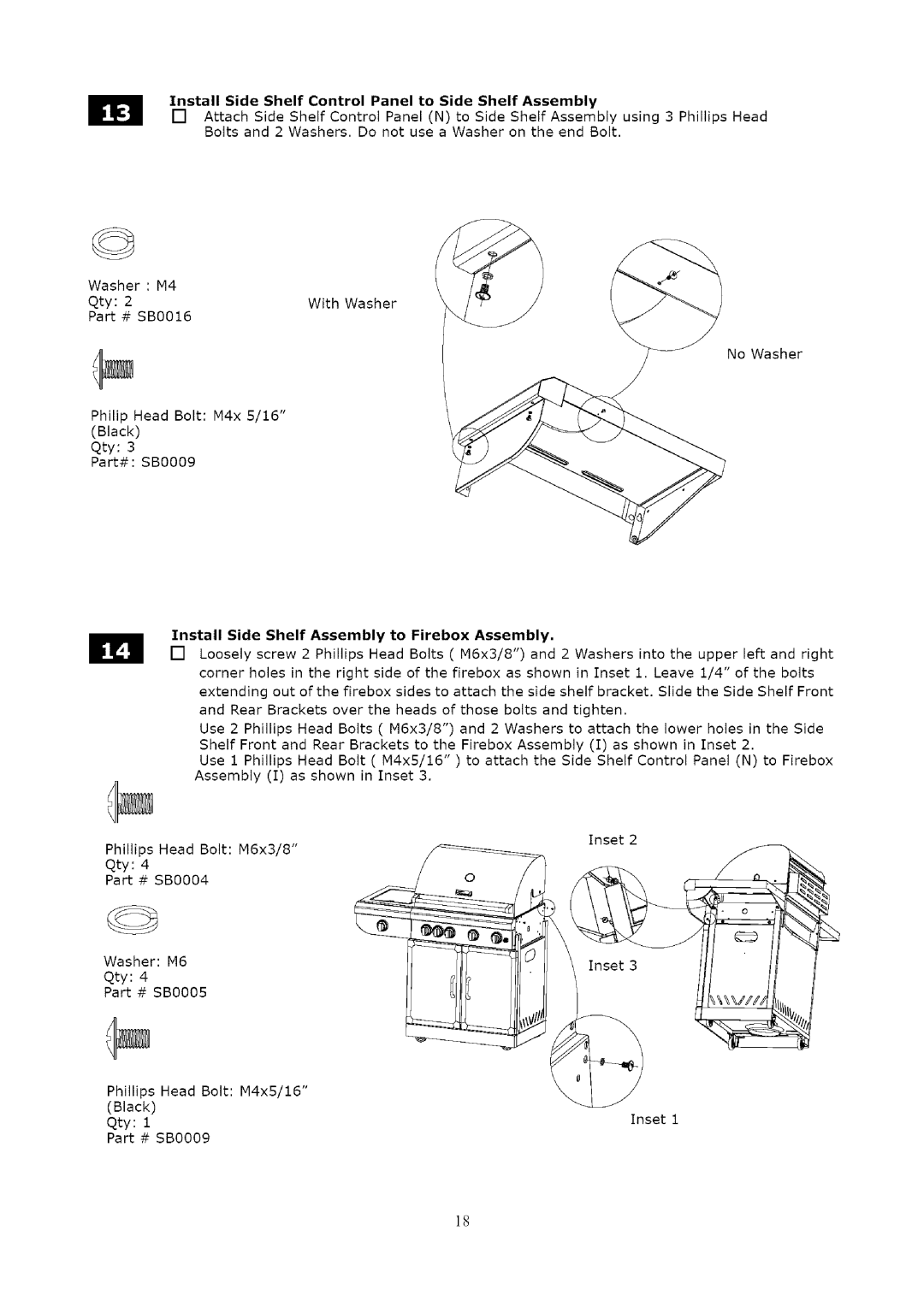 Kenmore 119.1623 manual Side Shelf Control Panel, Assembly 