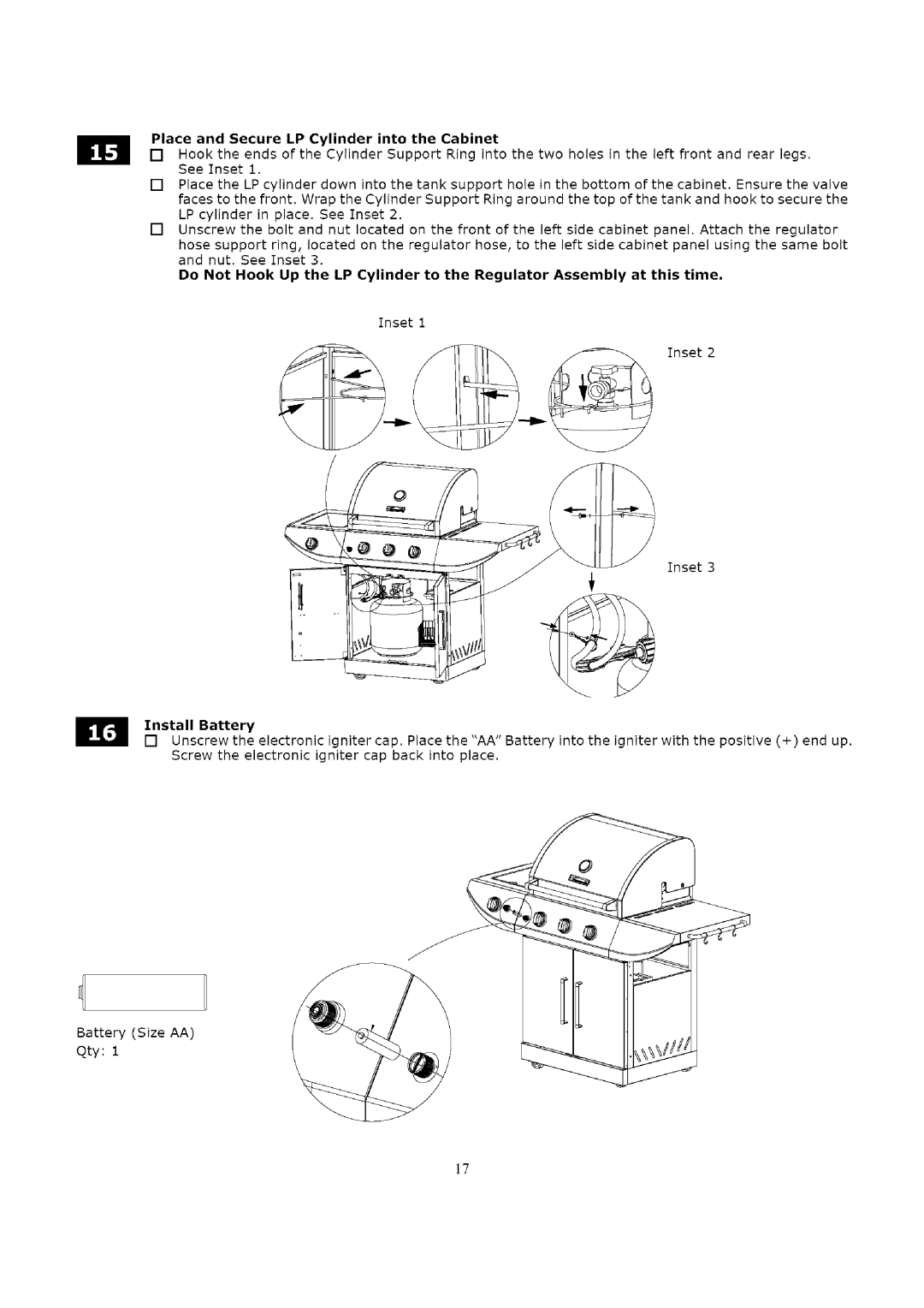 Kenmore 119.163018 manual Inset 